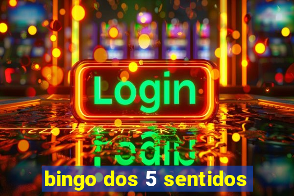 bingo dos 5 sentidos